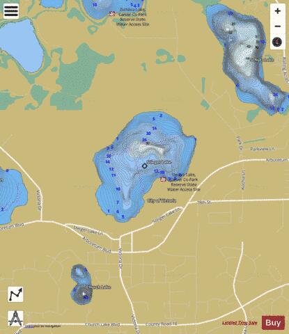 Steiger depth contour Map - i-Boating App
