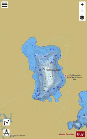 Little Webb depth contour Map - i-Boating App