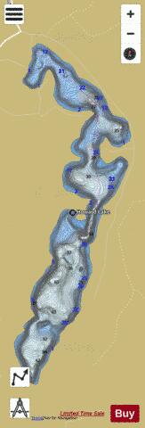 Howard depth contour Map - i-Boating App