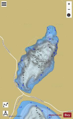 Portage depth contour Map - i-Boating App