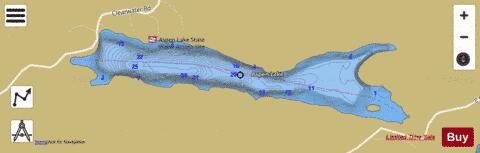 Aspen depth contour Map - i-Boating App