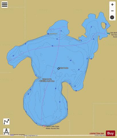 Talcot depth contour Map - i-Boating App