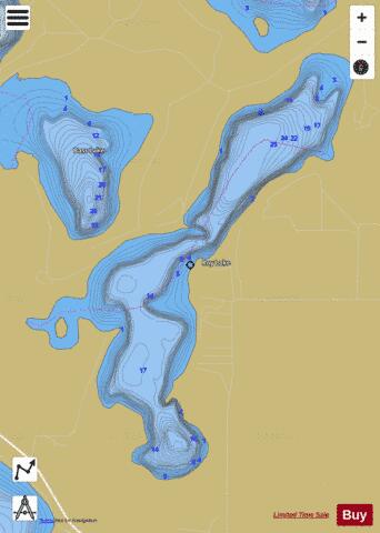 Roy depth contour Map - i-Boating App