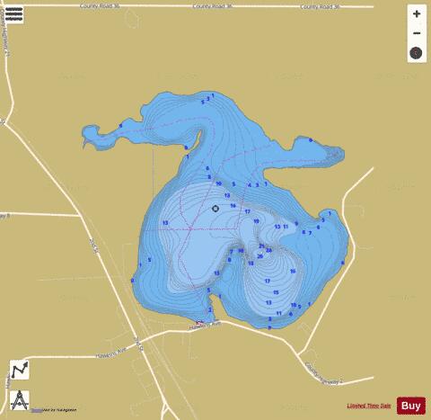 Barrett depth contour Map - i-Boating App