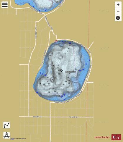 Harriet depth contour Map - i-Boating App