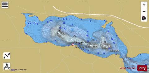 West Sarah depth contour Map - i-Boating App