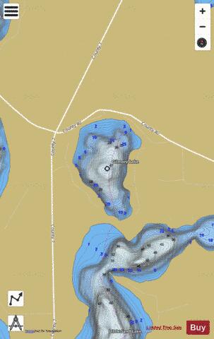 Gilmore depth contour Map - i-Boating App