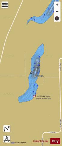 Lord depth contour Map - i-Boating App