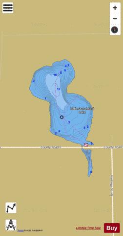 Little Stanchfield depth contour Map - i-Boating App