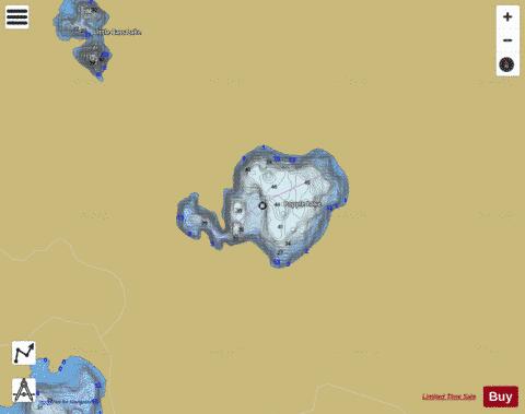 Poplar depth contour Map - i-Boating App
