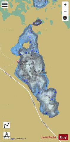 Antler depth contour Map - i-Boating App