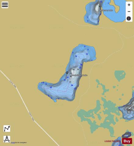 Brush Shanty depth contour Map - i-Boating App