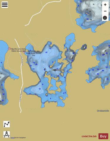 Big Island depth contour Map - i-Boating App