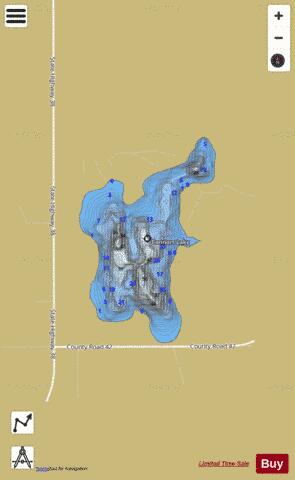 Connors depth contour Map - i-Boating App