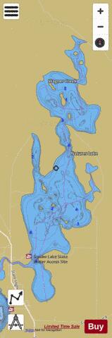 Natures depth contour Map - i-Boating App