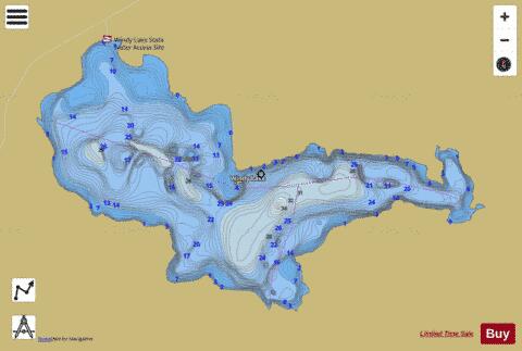 Windy depth contour Map - i-Boating App