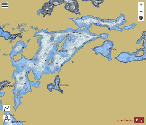 Fraser depth contour Map - i-Boating App