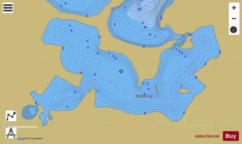 Swede's Bay depth contour Map - i-Boating App