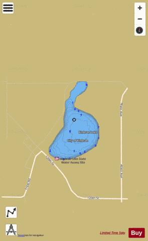 Kinbrae depth contour Map - i-Boating App