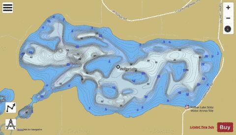 Stalker depth contour Map - i-Boating App