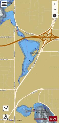 Keller (main bay) depth contour Map - i-Boating App