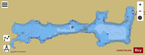 Ban depth contour Map - i-Boating App