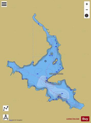 Little Johnson depth contour Map - i-Boating App