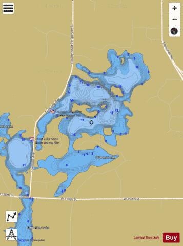 O'Dowd depth contour Map - i-Boating App