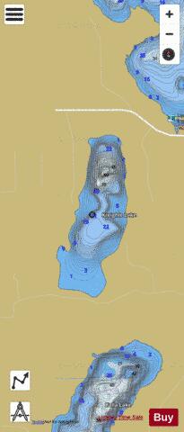 Kreigle depth contour Map - i-Boating App