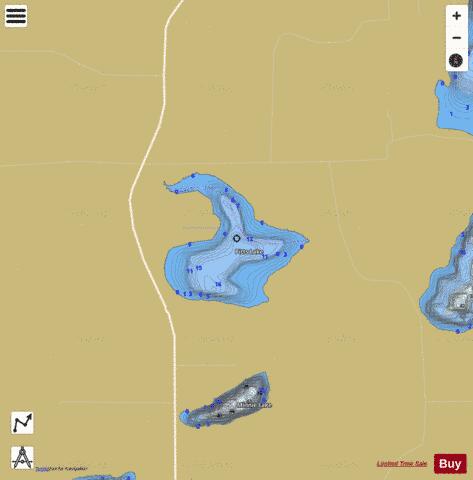 Pitts depth contour Map - i-Boating App