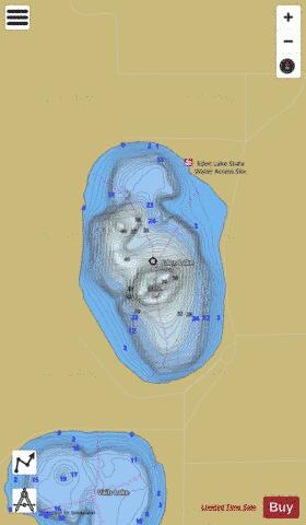 Eden depth contour Map - i-Boating App