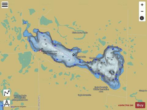 Mound depth contour Map - i-Boating App