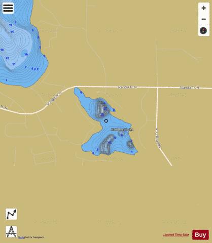 Halfbreed depth contour Map - i-Boating App