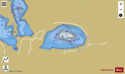 Jane depth contour Map - i-Boating App