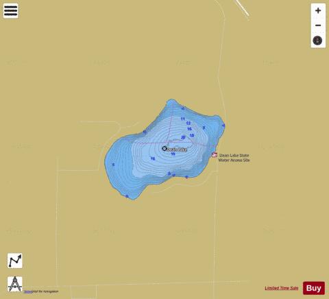 Dean depth contour Map - i-Boating App
