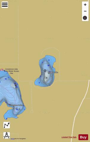 Ember depth contour Map - i-Boating App