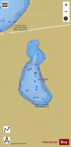 Dutch depth contour Map - i-Boating App