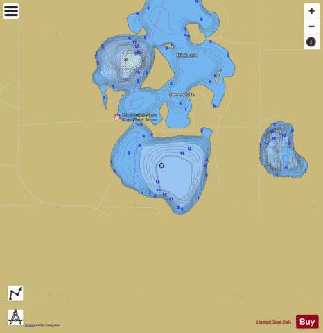Somers depth contour Map - i-Boating App