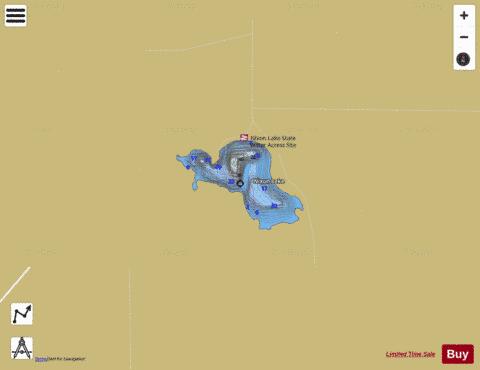 Nixon depth contour Map - i-Boating App