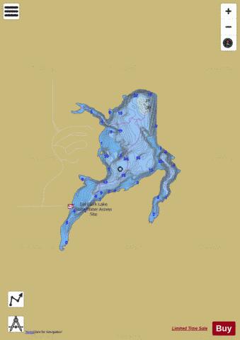 Del Clark depth contour Map - i-Boating App