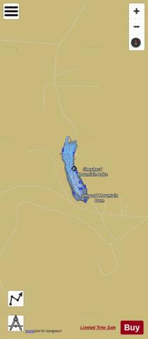 Shepherd Mountain Lake depth contour Map - i-Boating App