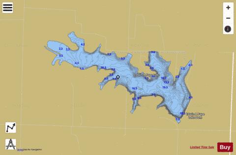 Concordia Lake depth contour Map - i-Boating App