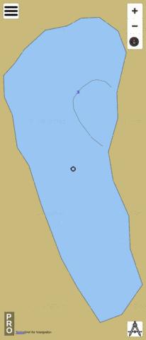 North Jewel Lake depth contour Map - i-Boating App