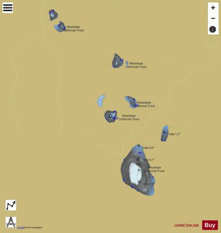 South Jewel Lake depth contour Map - i-Boating App