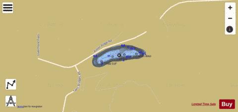 Spencer Lake depth contour Map - i-Boating App