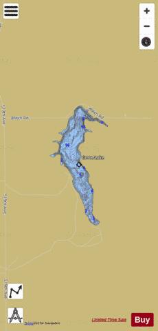 Grove Lake depth contour Map - i-Boating App