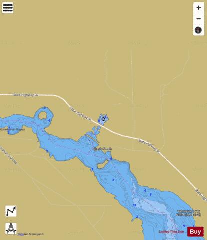 Calamus Reservoir (Gracie Creek) depth contour Map - i-Boating App