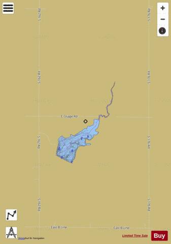 Wolf Wildcat Lake depth contour Map - i-Boating App
