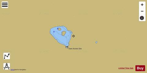 Big Brook Bog depth contour Map - i-Boating App