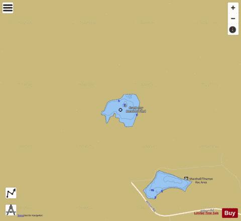 Cranberry Meadow Pond depth contour Map - i-Boating App